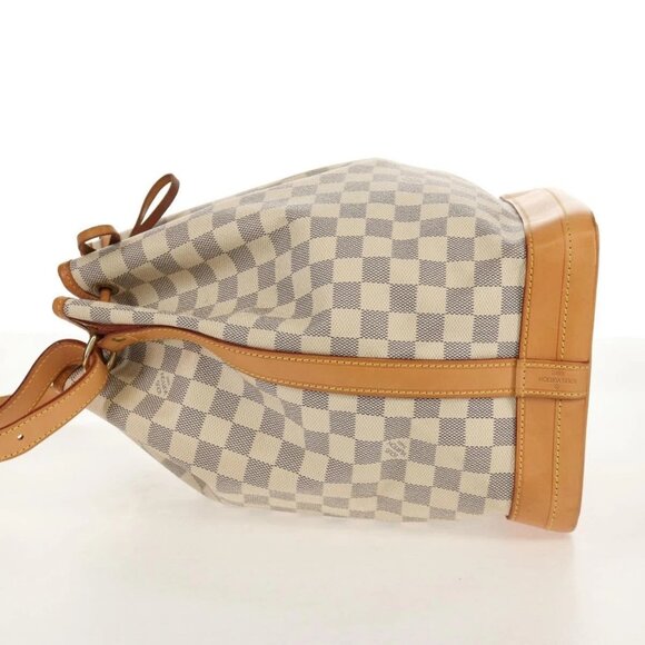 LOUIS VUITTON Damier Azur Noe Shoulder Bag N42222 LV Auth 138518V - Picture 7 of 16